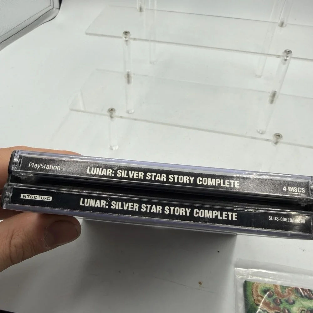 Lunar Silver Star Story Complete Playstation One Map Sealed Hardback Manual